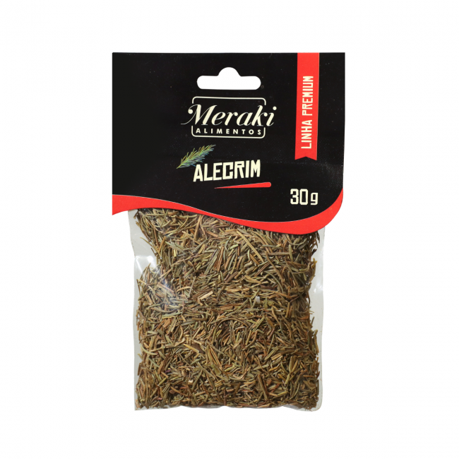 Alecrim 30g Premium - Cartela - Meraki Alimentos