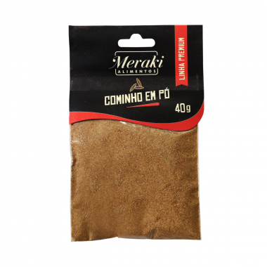 Cominho em pó 40g Premium - Cartela - Meraki Alimentos