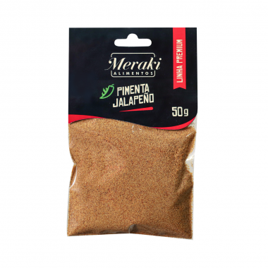 Pimenta Jalapeño 50g Premium - Cartela - Meraki Alimentos