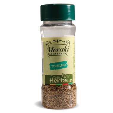 Tomilho 25g Linha Herbs Meraki Alimentos